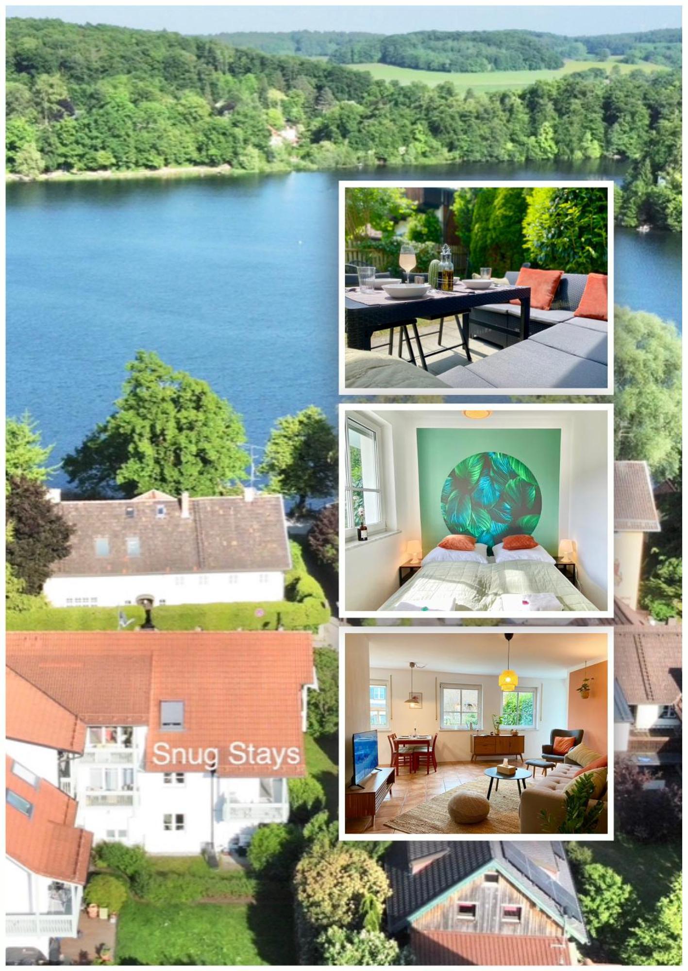 Weßling Snug Stays I 3 Zimmer Design Apartment Am See Mit Garten I Home Office I Highspeed Wifi מראה חיצוני תמונה